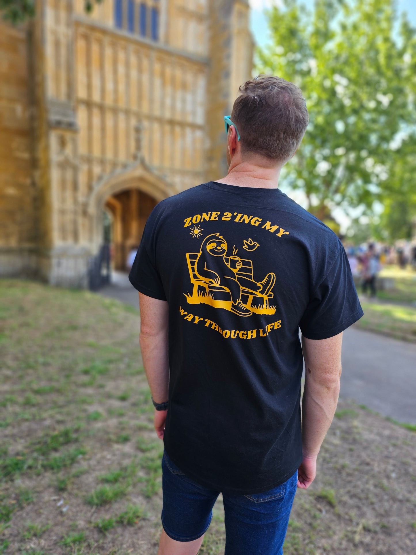 Rest Day Tee – Zone 2'ing My Way Through Life (Sloth)