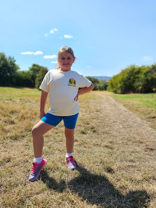 Rest Day Kids Oatmeal Tee – Ages 3–12
