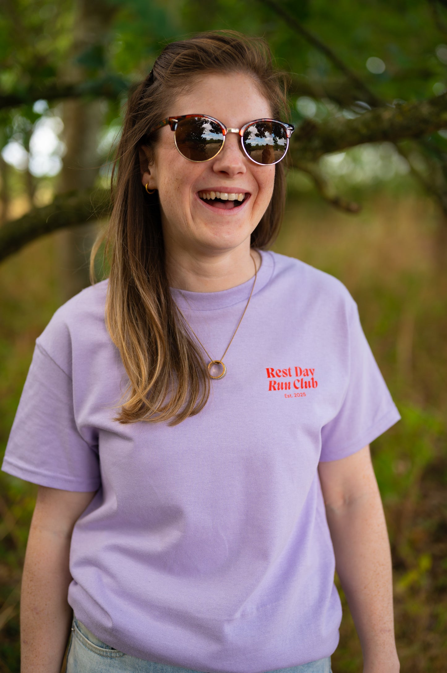 Rest Day Run Club Tee – "Lace Up, Zone Out" Edition (Est. 2025)