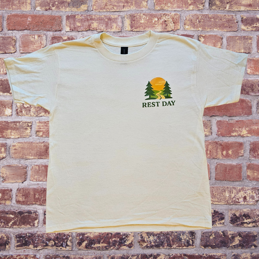 Rest Day Tee – Tired Legs, Clear Head