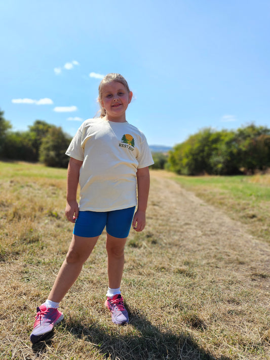Rest Day Kids Oatmeal Tee – Ages 3–12