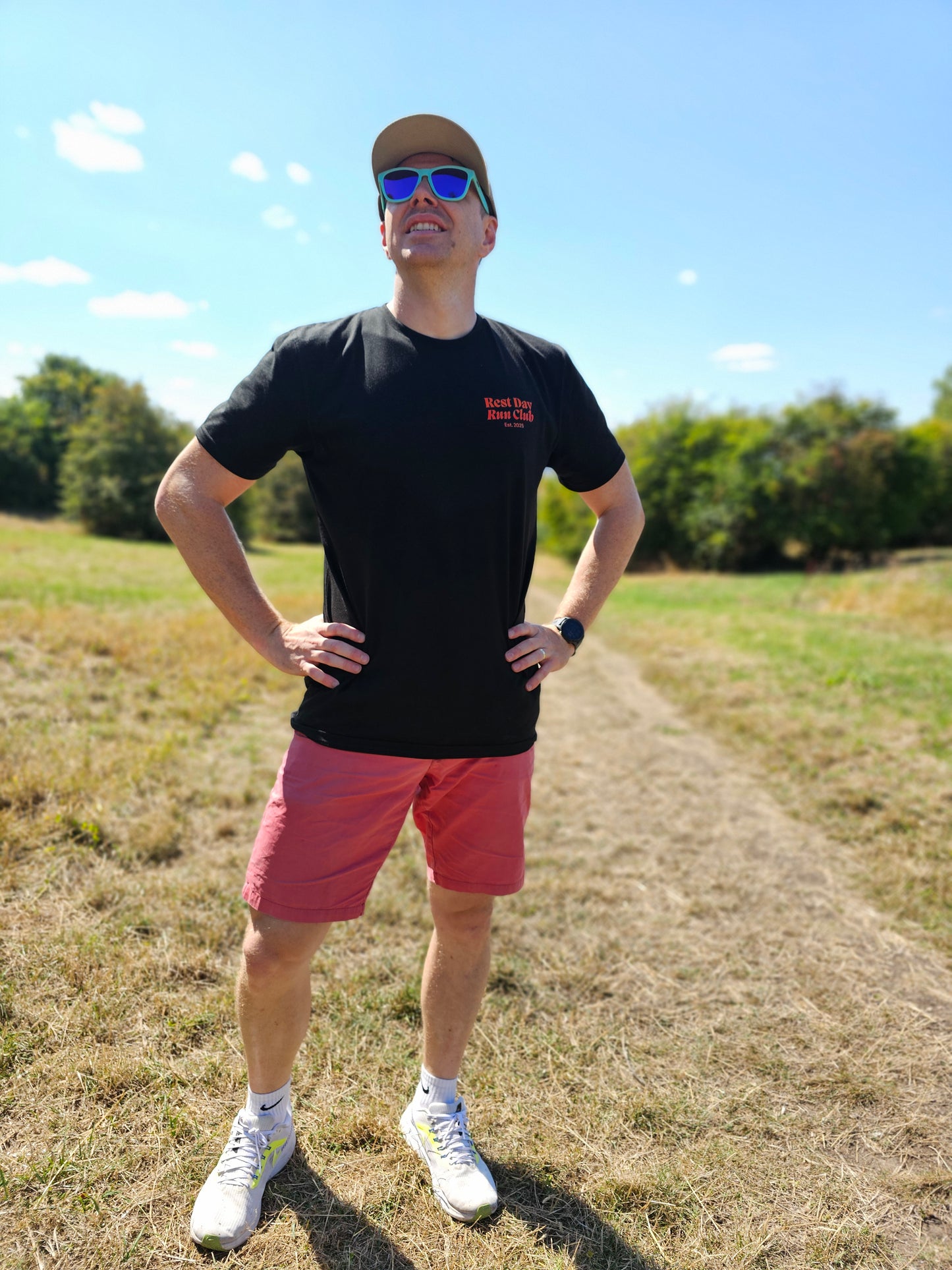 Rest Day Run Club Tee – "Lace Up, Zone Out" Edition (Est. 2025)