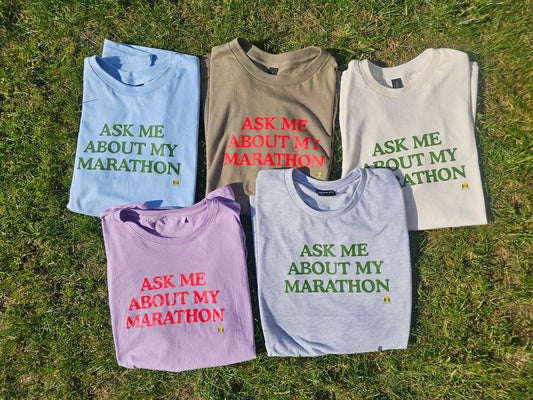 Ask me about my marathon