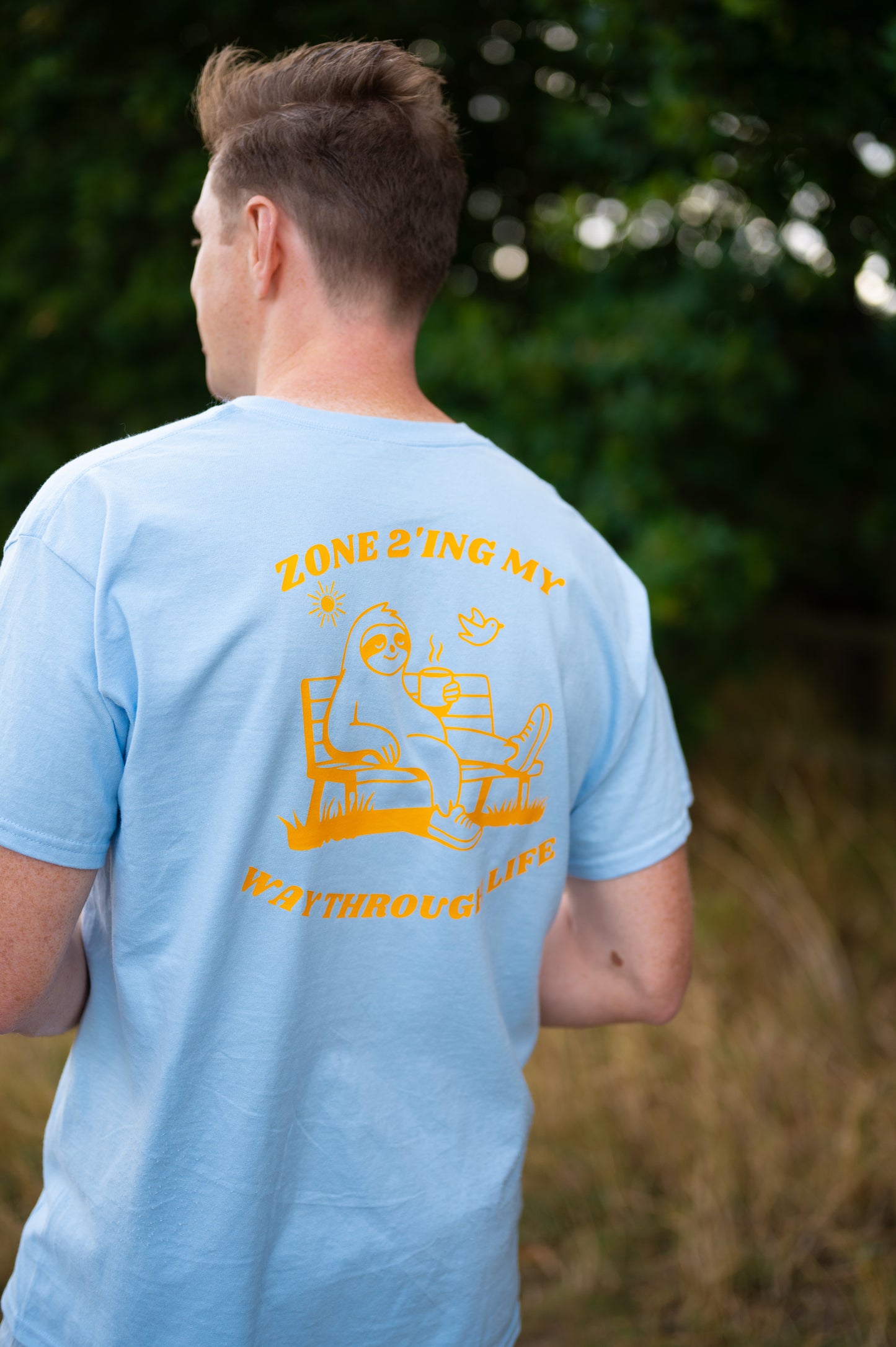 Rest Day Tee – Zone 2'ing My Way Through Life (Sloth)