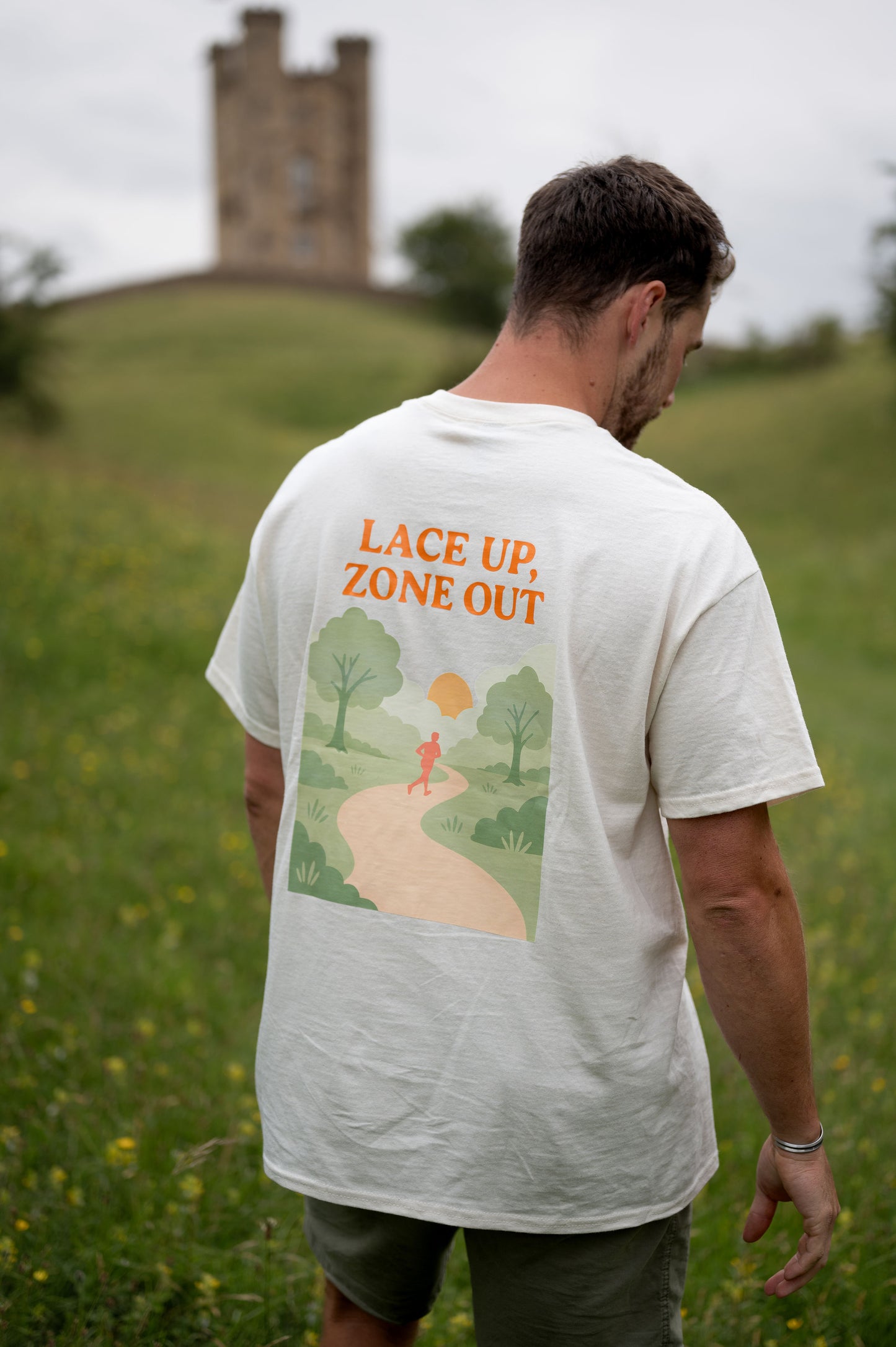 Rest Day Run Club Tee – "Lace Up, Zone Out" Edition (Est. 2025)